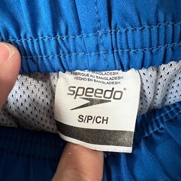 Speedo Mems Blue Swim Trunks Size S - Picture 3 of 5